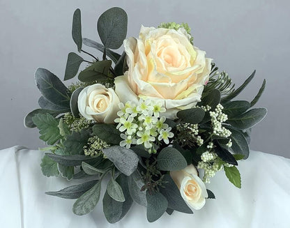 Atelier-Blooms-Romantique-artificial-Posy-blush-champagne-artificial-wedding-flowers-Auckland